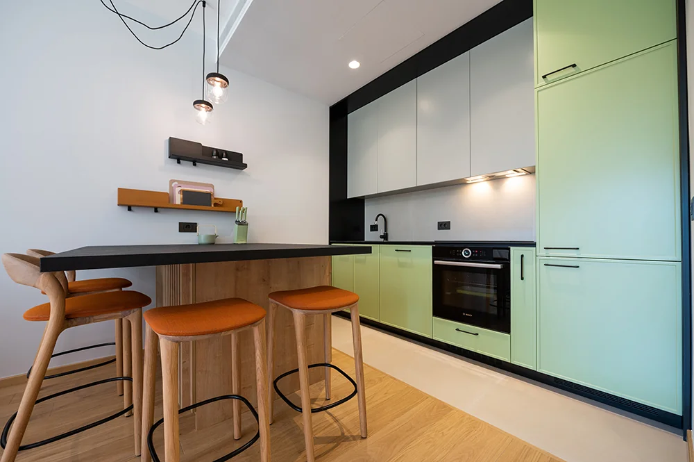 Apartment Novi Dorcol, Belgrade, 2021 — interior view 2